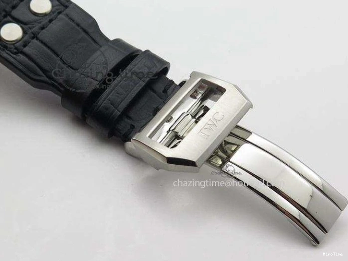 MIROTIME 0429 Compact Big Pilot “Markus Buhler” IW5003 Turbine V6F Best Edition Grey Dial On Leather Strap A 7314